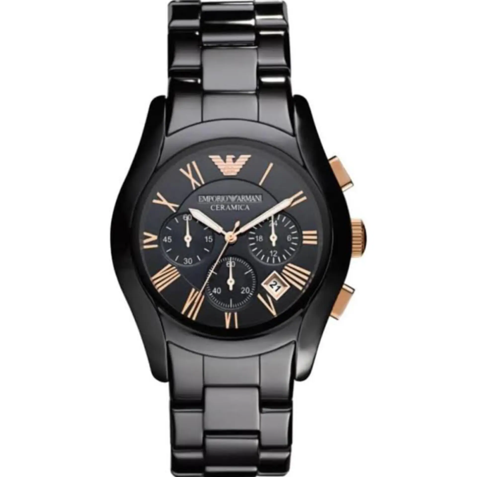 ™ Armani Black Watches _ Buy 1 Get 1 Free - 800 Rs.