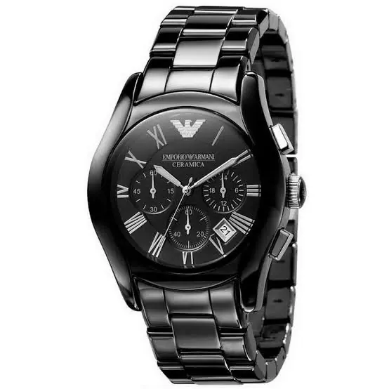 ™ Armani Black Watches _ Buy 1 Get 1 Free - 800 Rs.