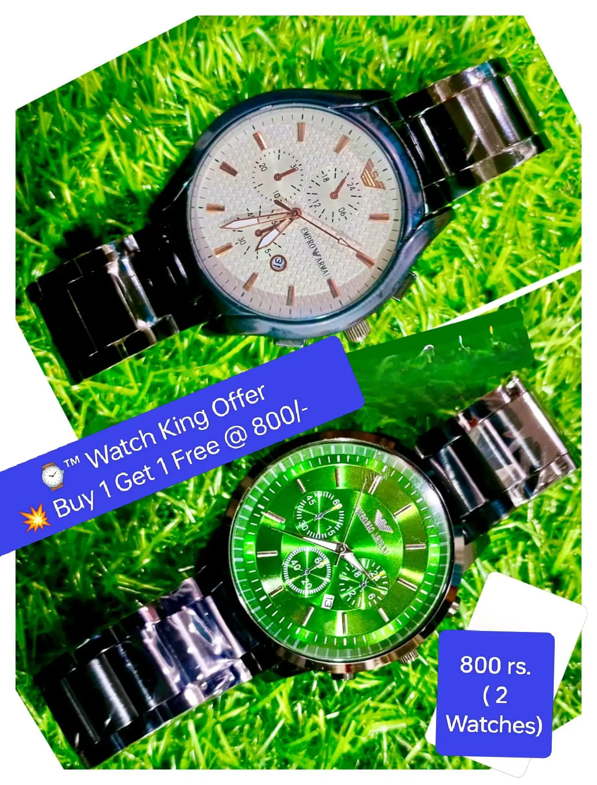 ™ Armani black _ Buy 1 Get 1 Free - 800 Rs.