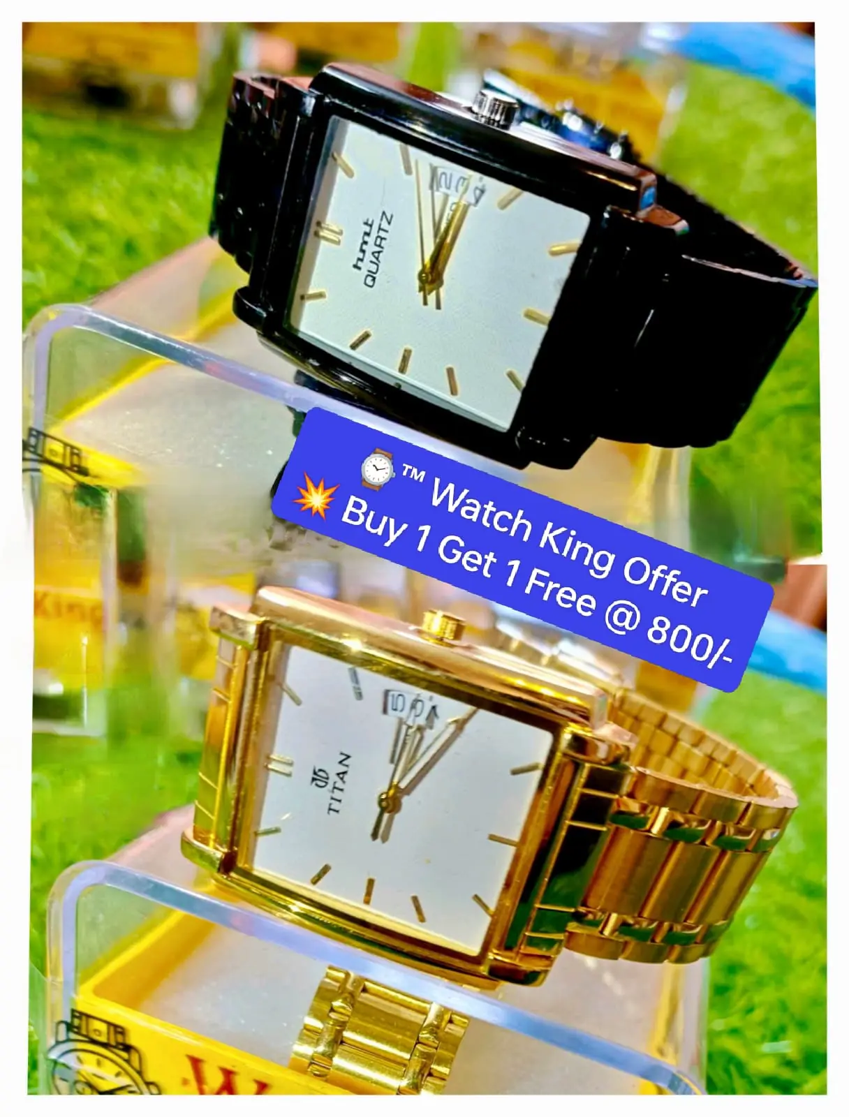 ™ HMT_™ TITAN WATCHES _ Buy 1 Get 1 Free - 800 Rs.